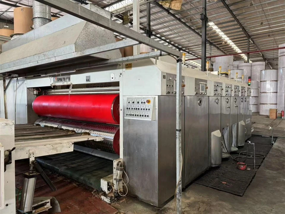 Second Hand Printer Slotting Die Cutter With Stacker For Dongfang Brand